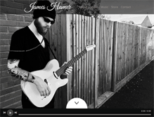 Tablet Screenshot of jameshamermusic.com